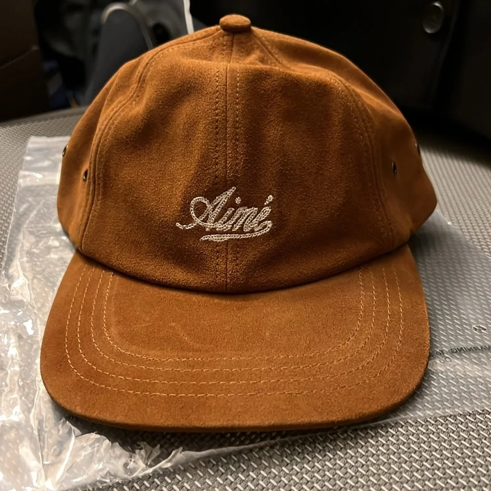 NWT Aime Leon Dore Chain Stitch Suede Hat - Picture 2 of 5